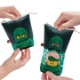 Tolltartó, cipzáras, pop-up, LEGO Ninjago Lloyd, fekete-zöld-mintás