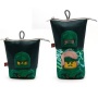 Tolltartó, cipzáras, pop-up, LEGO 'Ninjago Lloyd', fekete-zöld-mintás