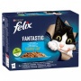 Macskaeledel, 12x85 g, FELIX 'Fantastic', halas válogatás
