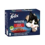 Macskaeledel, 12x85 g, FELIX 'Fantastic', házias válogatás