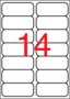 Apli etikett címke | 99,1x38,1 mm | poliészter | kerekített sarkú | átlátszó | 140 etikett/csomag