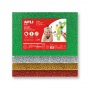 Moosgumi, 400x600 mm, glitteres, APLI Kids Eva Sheets, arany