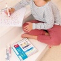 Filctoll készlet, nyomda, APLI Kids Markers Duo Stamps, 10 különböző szín és minta