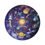 Puzzle, kör alakú, 48 darabos, APLI Kids Circular Puzzle, csillagrendszer