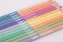 Színes ceruza készlet, kétvégű, háromszögletű, APLI Pastel Duo, 24 különböző pasztel  szín