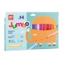 Filctoll készlet, 9,6 mm, kimosható, vastag, APLI Kids 'Jumbo', 14 különböző szín