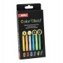 Zseléstoll, akril tintával, 0,7 mm, nyomógombos, APLI 'Color Click', őszi színek, 6 különböző szín
