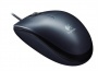Egér, vezetékes, optikai, normál méret, USB, LOGITECH M100, fekete