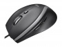 Egér, vezetékes, optikai, USB, normál méret, LOGITECH, M500S, fekete