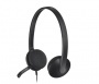 Fejhallgató, mikrofonnal, USB csatlakozás, LOGITECH H340