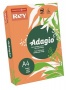 Másolópapír, színes, A4, 80 g, REY Adagio, neon mandarin