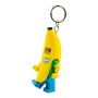 Kulcstartó, LED világítással, LEGO Banana Guy