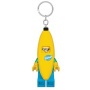 Kulcstartó, LED világítással, LEGO 'Banana Guy'