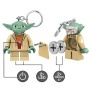 Kulcstartó, LED világítással, LEGO Star Wars Yoda