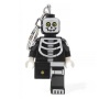Kulcstartó, LED világítással, LEGO Skeleton Guy