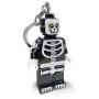 Kulcstartó, LED világítással, LEGO Skeleton Guy