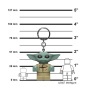 Kulcstartó, LED világítással, LEGO Star Wars The Mandolarian - Grogu
