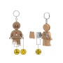 Kulcstartó, LED világítással, LEGO Gingerbread Man