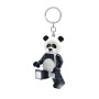 Kulcstartó, LED világítással, LEGO Panda Guy