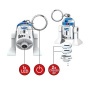 Kulcstartó, LED világítással, LEGO Star Wars R2D2