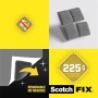 Ragasztó négyzetek, kétoldalas, eltávolítható, 12,7x12,7 mm, 3M SCOTCH Removable
