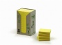 Öntapadó jegyzettömb, 38x51 mm, 24x100 lap, környezetbarát, 3M POSTIT, sárga