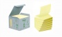 Öntapadó jegyzettömb, 'Z', 76x76 mm, 6x100 lap, környezetbarát, 3M POSTIT, sárga