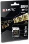 Memóriakártya, SDXC, 256GB, UHS-I/U3/V30, 95/85 MB/s, EMTEC 'SpeedIN'