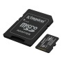 Memóriakártya, microSDXC, 128GB, C10/UHS-I/U1-U3/V10-V30/A1, Gen3, adapter, KINGSTON Canvas Select Plus