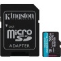 Memóriakártya, microSDXC, 512GB, C10/UHS-I/U3/V30/A2, Gen4, adapter, KINGSTON 'Canvas Go! Plus'