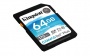 Memóriakártya, SDXC, 64GB, C10/UHS-I/U3/V30, KINGSTON Canvas Go! Plus