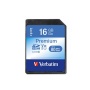 Memóriakártya, SDHC, 16GB, CL10/U1, 80/10 MB/s, VERBATIM Premium
