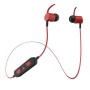 Fülhallgató, vezeték nélküli, Bluetooth 5.1, mikrofonnal, MAXELL 'Solid', piros