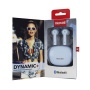 Fülhallgató, vezeték nélküli, Bluetooth 5.3, mikrofonnal, MAXELL Dynamic+, világoskék