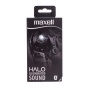 Fülhallgató, vezeték nélküli, Bluetooth 5.1, mikrofonnal, LED-es fülhallgató, MAXELL Halo, fekete