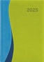 Naptár, tervező, A5, heti, DAYLINER, 'Dubai', kék-zöld