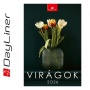 Naptár, fali, DAYLINER, 'Virágok'