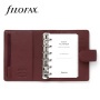 Kalendárium, gyűrűs, betétlapokkal, A5, FILOFAX Norfolk, bordó