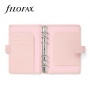 Kalendárium, gyűrűs, betétlapokkal, personal méret, FILOFAX Saffiano, halvány rózsaszín