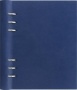 Tervező, naptár és füzet betéttel, A5, FILOFAX 'Clipbook Classic', kék