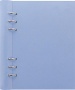 Tervező, naptár és füzet betéttel, A5, FILOFAX 'Clipbook Pastel', pasztellkék