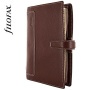Kalendárium, gyűrűs, betétlapokkal, personal méret, FILOFAX, Holborn, barna