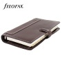 Kalendárium, gyűrűs, betétlapokkal, personal méret, FILOFAX, Holborn, barna
