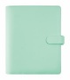 Kalendárium, gyűrűs, betétlapokkal, A5 méret, FILOFAX 'Saffiano', menta