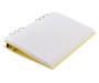Tervező, naptár és füzet betéttel, A5, FILOFAX Clipbook Classic Pastel, pasztellsárga