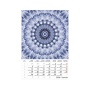Naptár, fali, TOPTIMER Mandala