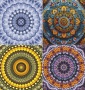 Naptár, fali, TOPTIMER Mandala