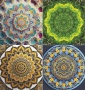 Naptár, fali, TOPTIMER Mandala