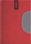 Naptár, tervező, B5, heti, DAYLINER 'Memphis', piros-szürke