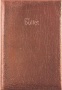 Naptár, tervező, A5, napi, DAYLINER, 'Mirror', bronz
